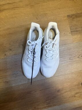 adidas QUESTAR FLOW NXT -TRIPLE WHITE All-White Knit Runner Sneakers